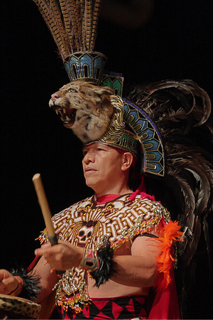 Aztec performer