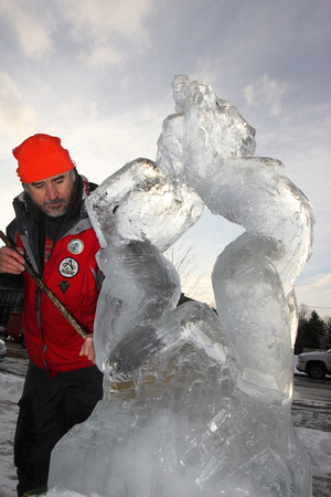 Ice carving competition