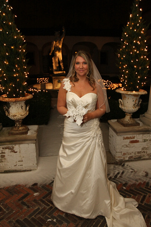 Bride in winter - Villa Terrace
